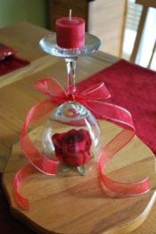 Wine glass rose